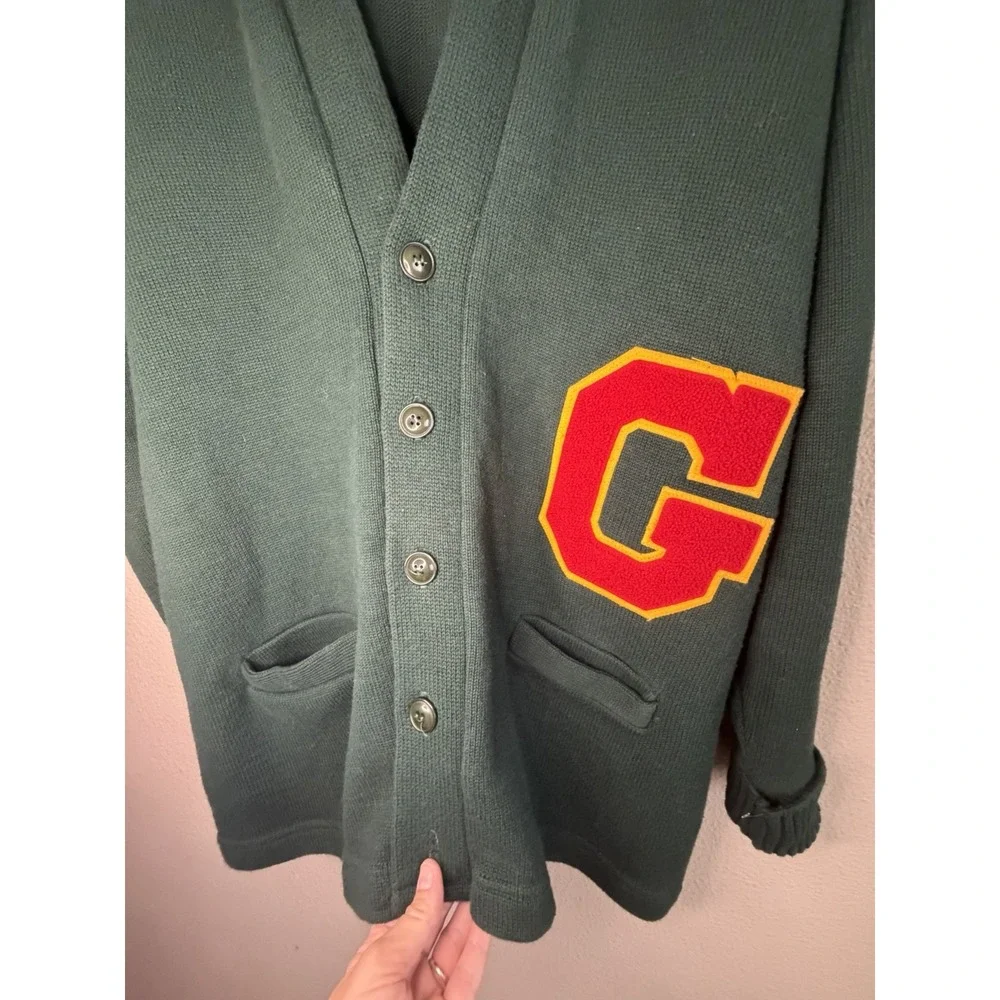 Vintage 90s Grace Under Fire TV Show Cast & Crew Varsity Cardigan Sweater MensXL